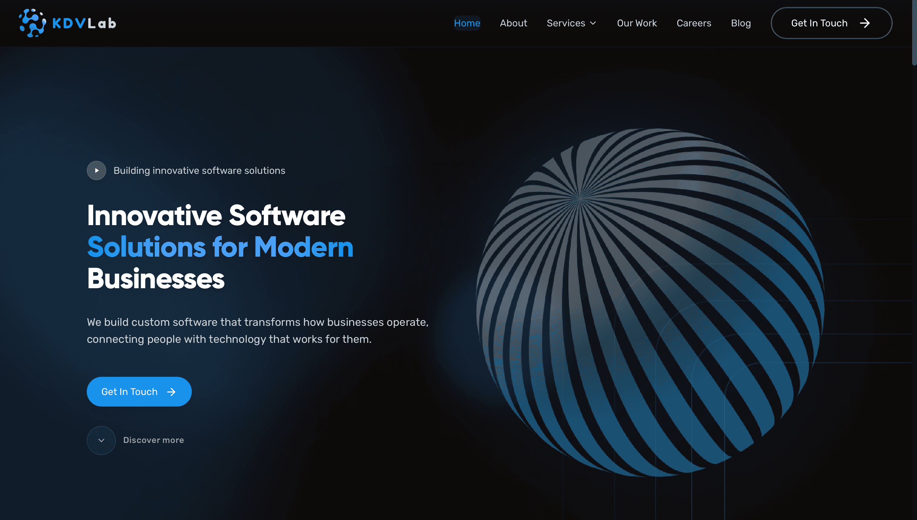 kdvlab - digital solutions agency project screenshot