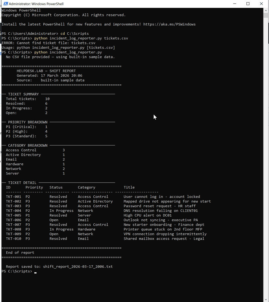 IT Helpdesk Automation Scripts