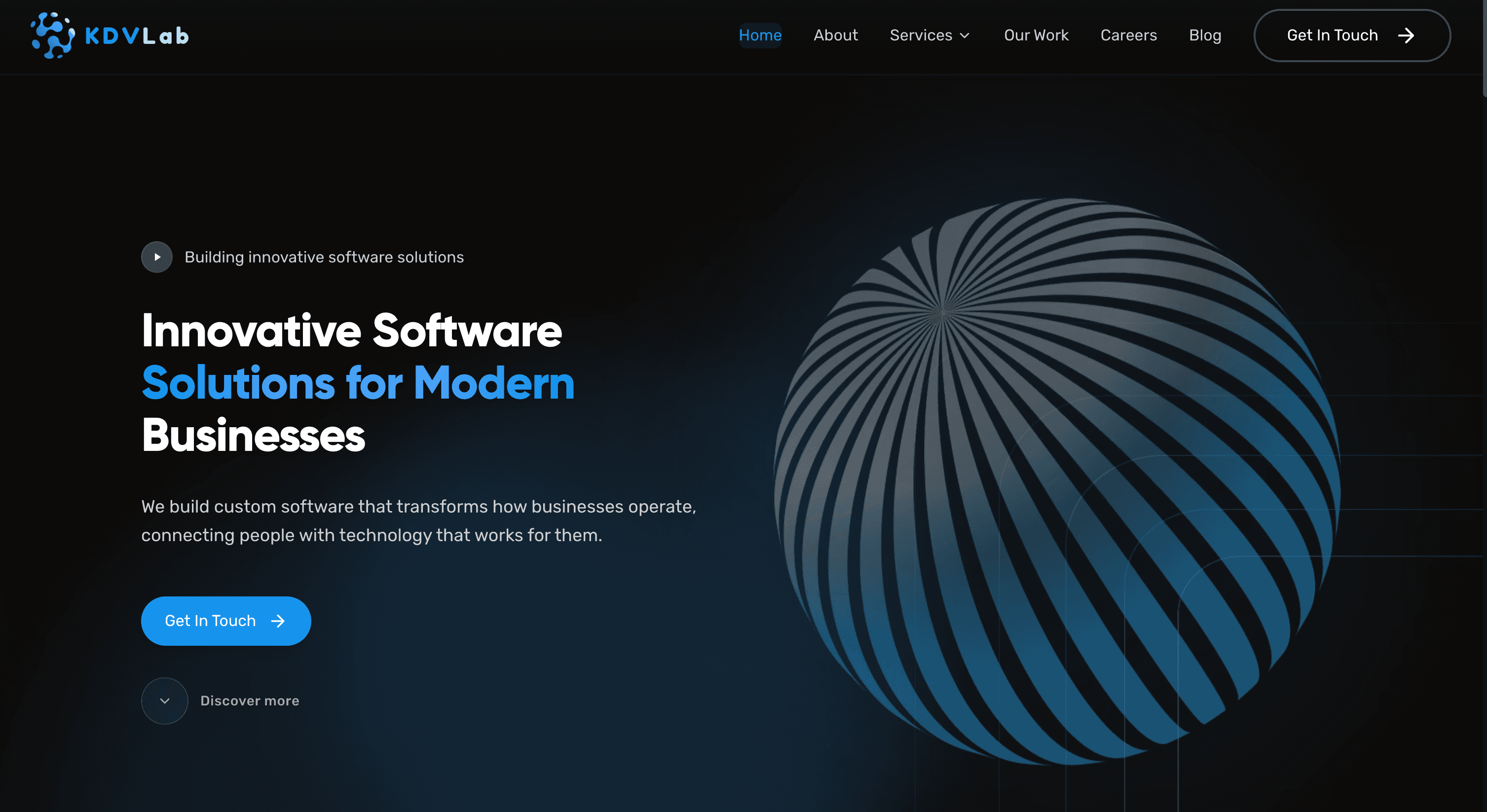 Software Development Company Website
